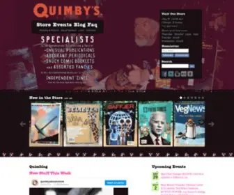 Quimbys.com(Quimby's Bookstore) Screenshot