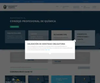 Quimica.org.ar(Consejo Profesional de Química) Screenshot