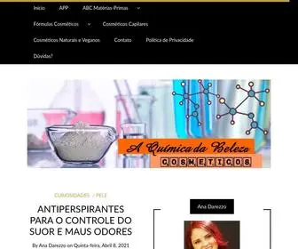 Quimicadabeleza.com(Química da Beleza) Screenshot