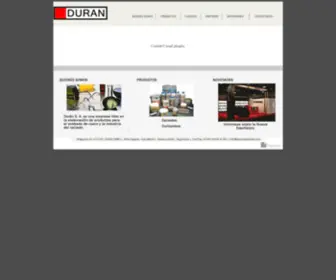 Quimicaduran.com(Duran) Screenshot