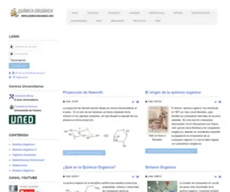 Quimicaorganica.org(Química orgánica) Screenshot
