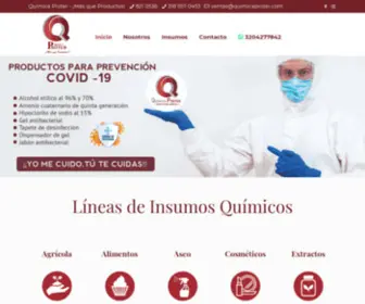 Quimicaproter.com(Quimicaproter) Screenshot