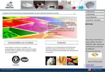 Quimicarana.com(Quimica Rana S.A) Screenshot