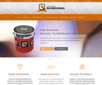Quimional.com.br(Cola Quimional Quimional) Screenshot
