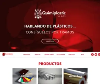 Quimiplastic.com.mx(Venta de policarbonatos) Screenshot