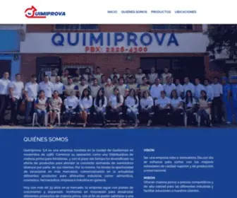 Quimiprova.com(Quimiprova en Guatemala) Screenshot