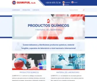 Quimipur.com(Home-quimipur) Screenshot