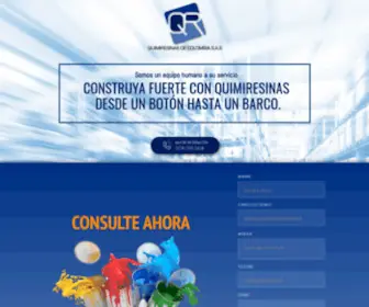 Quimiresinas.com(QUIMIRESINAS DE COLOMBIA SAS) Screenshot