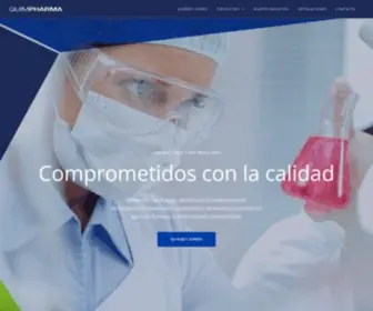 Quimpharma.com.mx(Laboratorio Farmacéutico) Screenshot