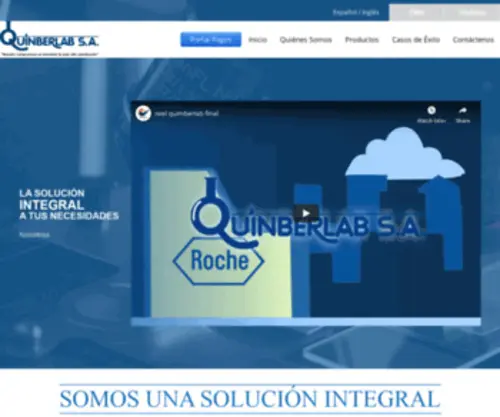 Quinberlab.com(Inicio) Screenshot