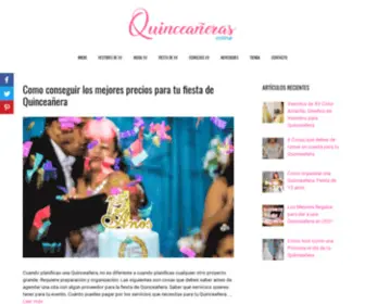 Quinceaneras.online(Quinceañeras Online) Screenshot