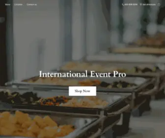 Quincepro.com(International Event Pro) Screenshot