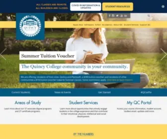 Quincycollege.edu(Quincy College) Screenshot