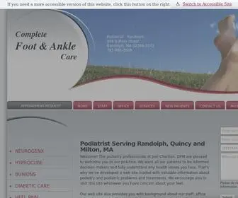 Quincyfootdoctor.com(Foot Doctor Randolph) Screenshot