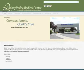 Quincyhospital.org(Quincy Valley Medical Center) Screenshot