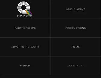 Quincyjones.com(Quincy Jones) Screenshot