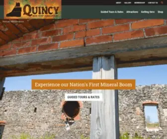 Quincymine.com(Quincy Mine) Screenshot