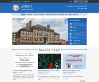 Quincypublicschools.com(QUINCY PUBLIC SCHOOLS) Screenshot