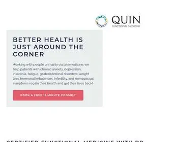 Quinfunctionalmedicine.com(At Quin Functional Medicine we identify the root cause of your symptoms utilizing cutting) Screenshot