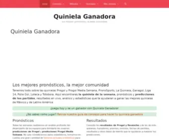 Quinielaganadora.com(Quiniela Ganadora) Screenshot
