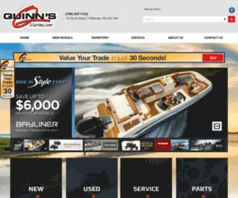 Quinnsmarina.com(Home Quinn's Marina Ltd) Screenshot