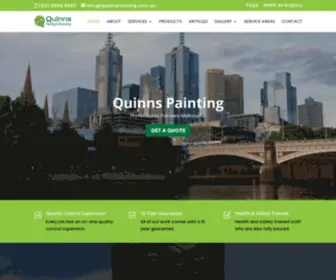 Quinnspainting.com.au(Painters Melbourne) Screenshot