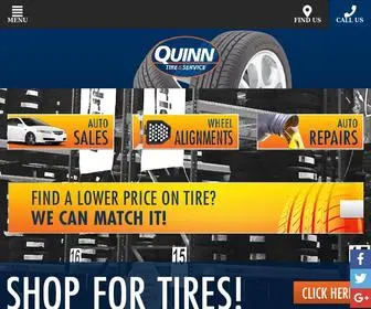 Quinntireandservice.com(West Sand Lake NY Tires & Auto Repair Shop) Screenshot