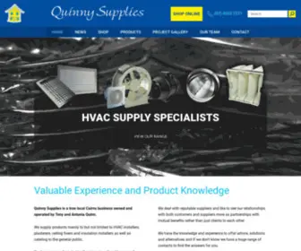 Quinnysupplies.com.au(Oz Air & Insulation (form) Screenshot
