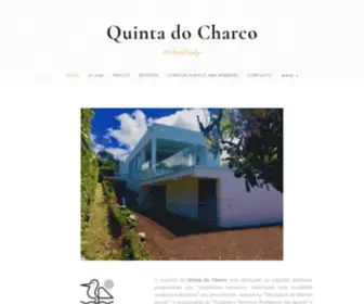 Quinta-DO-Charco.pt(O conceito da Quinta do Charco está alicerçado na seguinte premissa) Screenshot