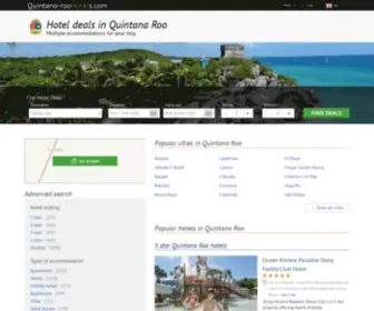 Quintano-Roohotels.com(Quintana Roo hotels & apartments) Screenshot