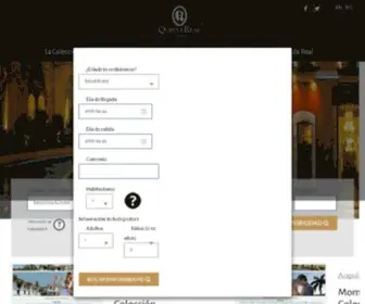 Quintareal.com(Hoteles Quinta Real) Screenshot