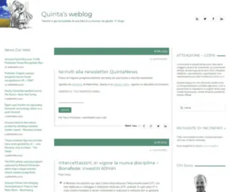 Quintarelli.it(Quinta’s weblog) Screenshot