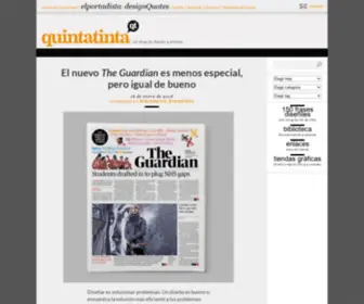 Quintatinta.com(Diseño gráfico y periodismo) Screenshot