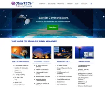 Quintechelectronics.com(Quintech Electronics & Communications) Screenshot