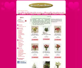 Quintefloraldesign.com(Quintefloraldesign) Screenshot