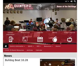 Quinterschools.org(Quinter Schools) Screenshot