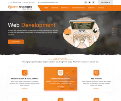 Quintesolutions.com(Quinte Solutions) Screenshot