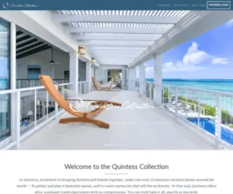 Quintess.com(Luxury Vacation Club) Screenshot