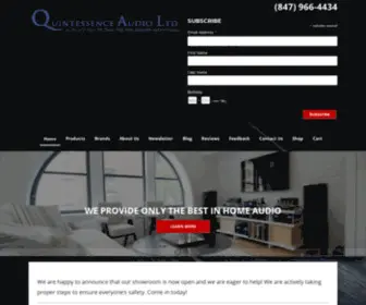 Quintessenceaudio.com(Quintessence Audio LTD) Screenshot