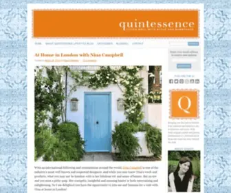 Quintessenceblog.com(Lifestyle blog) Screenshot