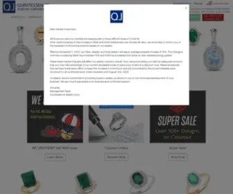 Quintessencejewelry.com(Quintessence Jewelry) Screenshot