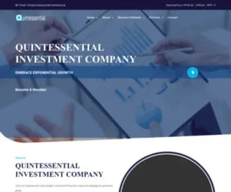 Quintessentialinvestment.ng(QUINTESSENTIAL Investment Company) Screenshot