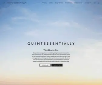 Quintessentially.com(Luxury Lifestyle Management Service) Screenshot