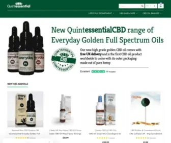 Quintessentialtips.com(Best CBD Oil UK Store) Screenshot