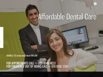 Quintidental.co.uk(Dentists serving Kew and Richmond) Screenshot