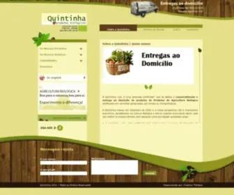 Quintinha.com(Produtos biológicos) Screenshot