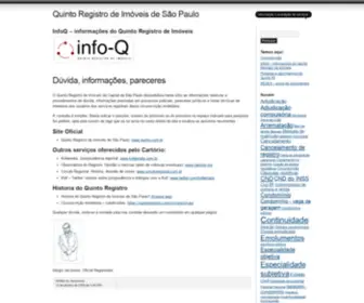 Quintoregistro.com(Quinto Registro de Imóveis de São Paulo) Screenshot