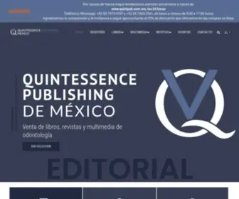 Quintpub.com.mx(Quintessence Publishing de Mexico) Screenshot