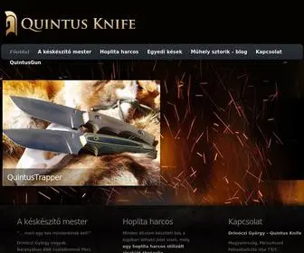 Quintusknife.com(Quintus Knife) Screenshot