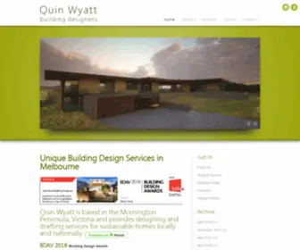 Quinwyatt.com.au(Energy Efficient Home Design for Melbourne) Screenshot